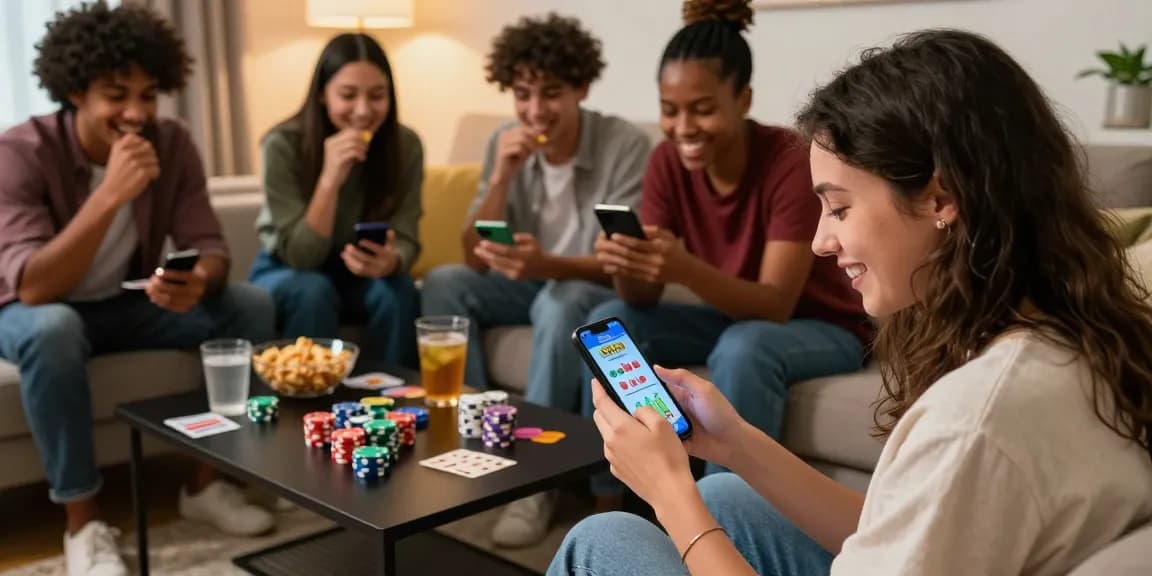 Play and win in a cozy living room while enjoying 3 Patti Vegas with friends.