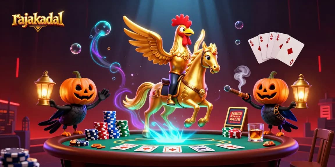 Raih kemenangan di rajakadal dengan poker yang mendebarkan, tumpukan chip, dan keramaian kasino!
