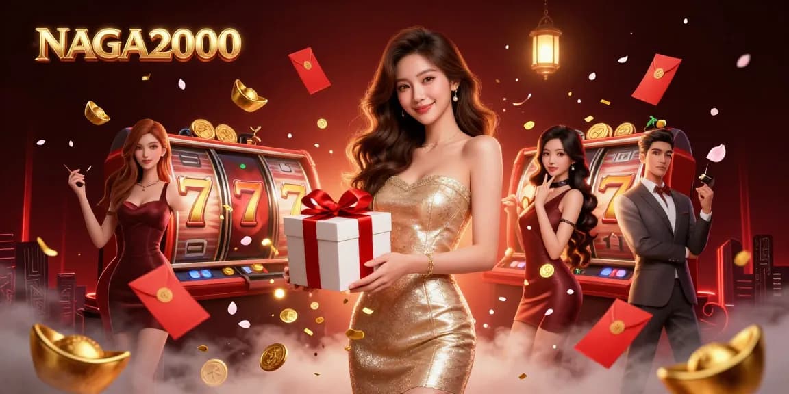 NAGA2000 meningkatkan pengalaman bermain dengan suasana kasino bertema Asia yang menawan dan dipenuhi hadiah emas.