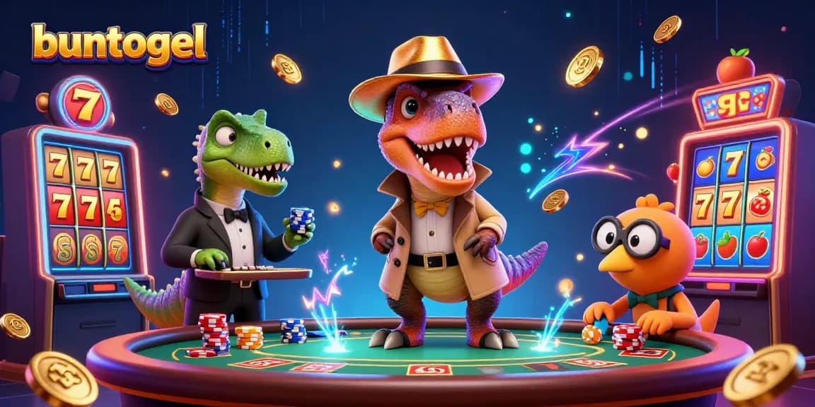Experience vibrant action in the dynamic world of buntogel with a thrilling slot gaming scene.