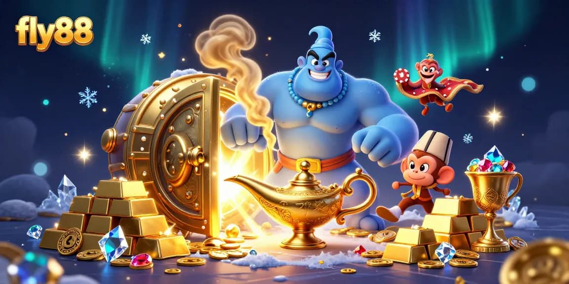 Experience the thrill of fly88 casino with vibrant characters and dynamic gaming elements.