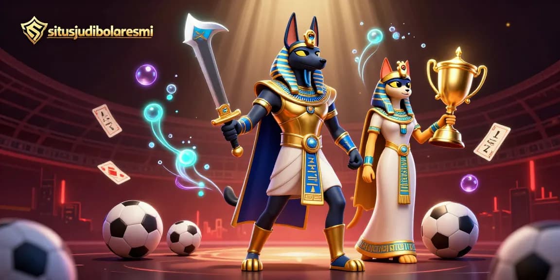 Engage with situsjudibolaresmi for dynamic betting action amidst an ancient Egyptian theme.