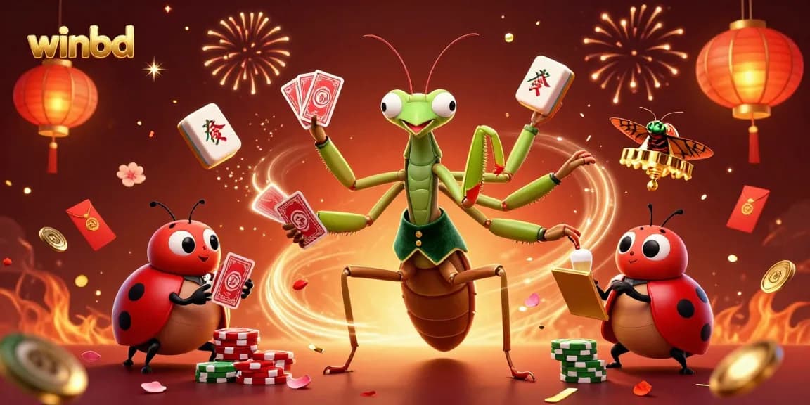 Experience the thrill of winbd with animated scenes showcasing exciting gambling activities.