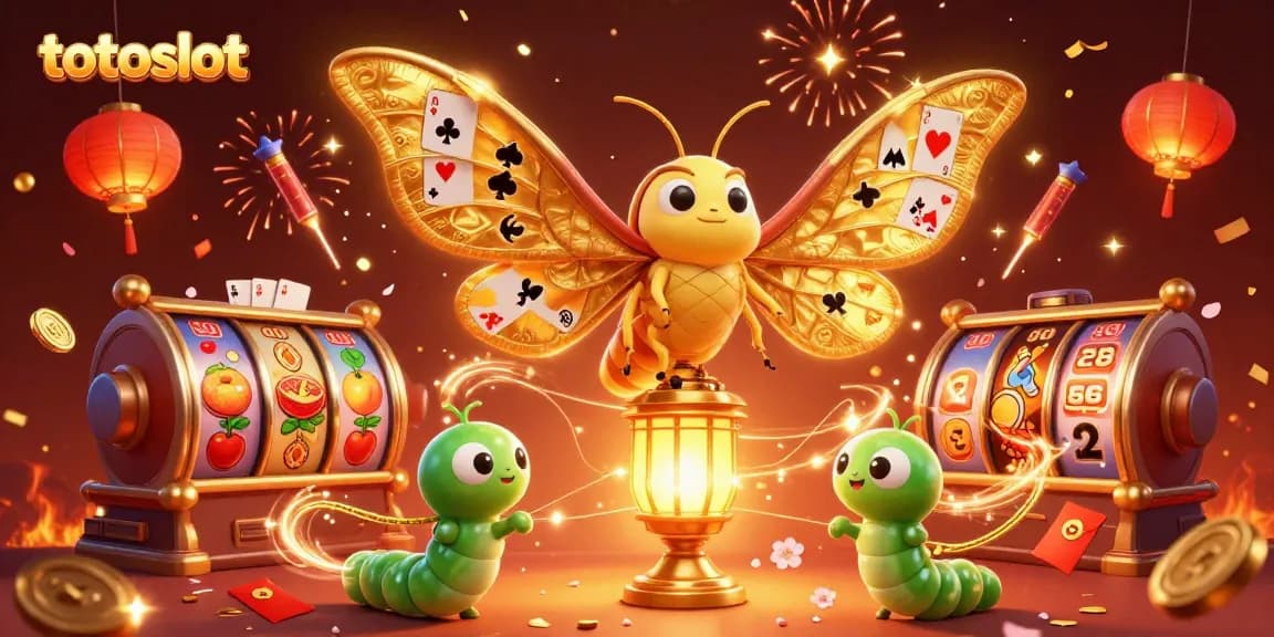 Experience thrilling gameplay with tooslot and vibrant 3D casino elements in this dynamic scene.