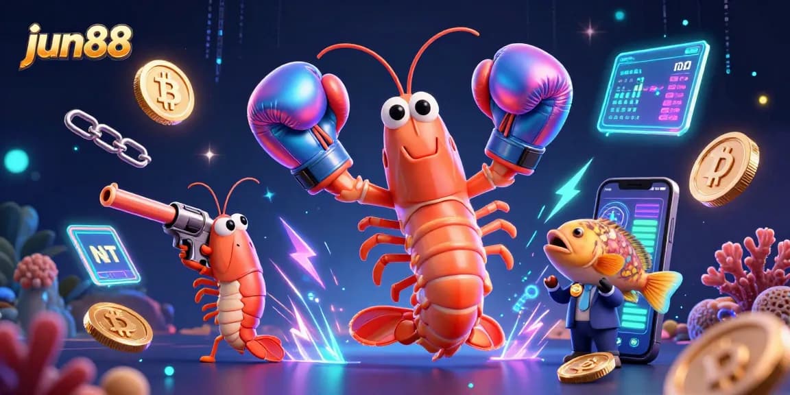 Explore exciting gameplay at jun88 with vibrant characters and dynamic gambling elements.