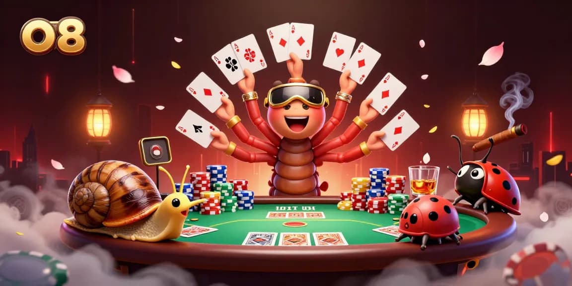 Play thrilling poker with o 8 using dynamic characters and a rich casino atmosphere.