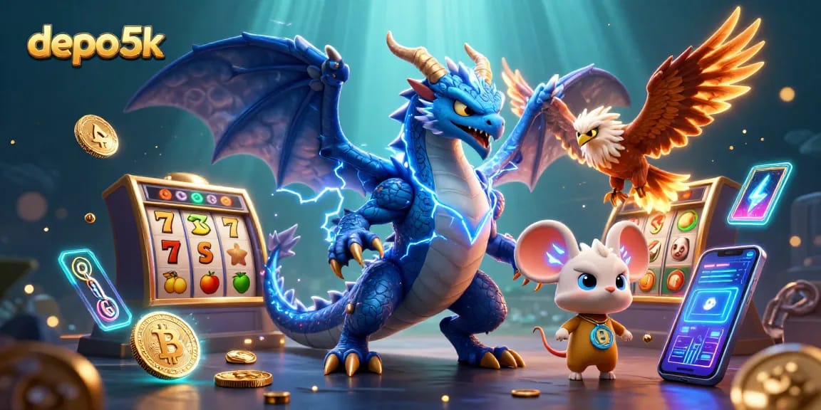 Engage in thrilling gameplay with depo 5k by winning big at neon slot machines featuring electrifying characters and crypto elements.