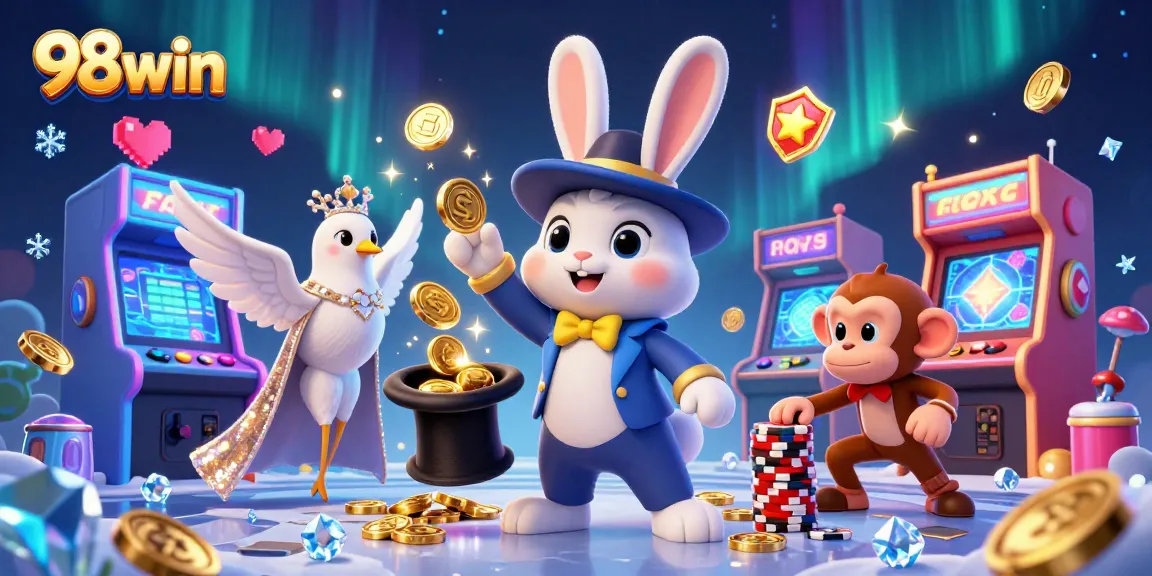 Experience exciting winning moments with 98win’s vibrant online gaming adventure.