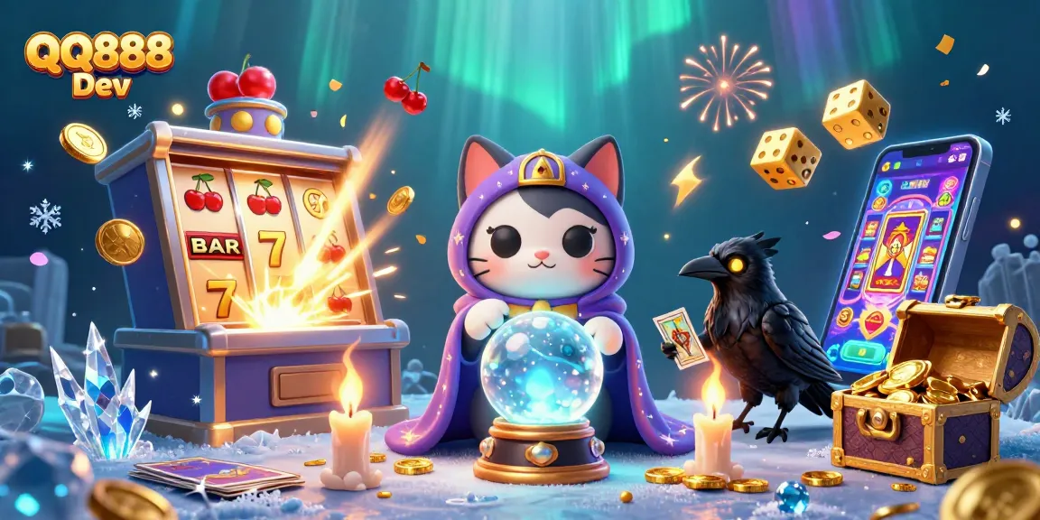 Experience thrilling gameplay with QQ888 Dev featuring mystical characters and vibrant casino elements.