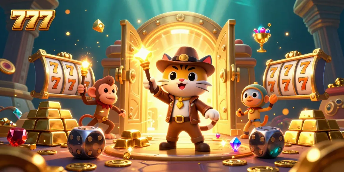 Engage with the thrilling 777 casino adventure featuring vibrant treasures and luck-driven characters.