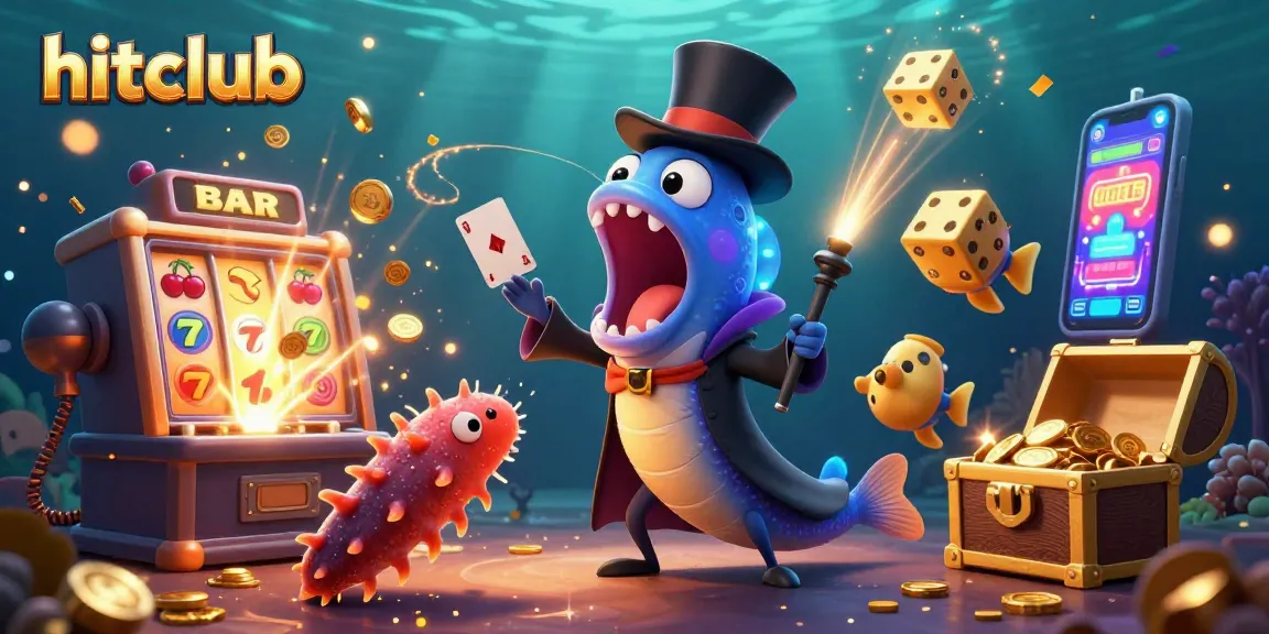Experience hitclub's thrilling jackpot scene featuring a magical underwater casino extravaganza.