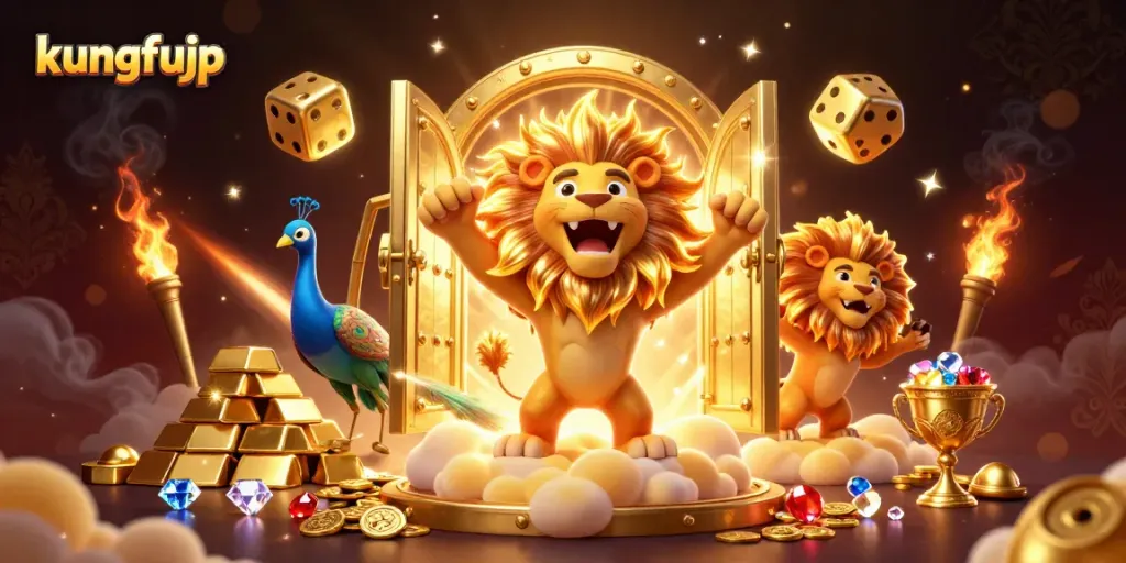 Menangkan jackpot dengan kungfujp dalam suasana kasino megah yang penuh kemewahan.