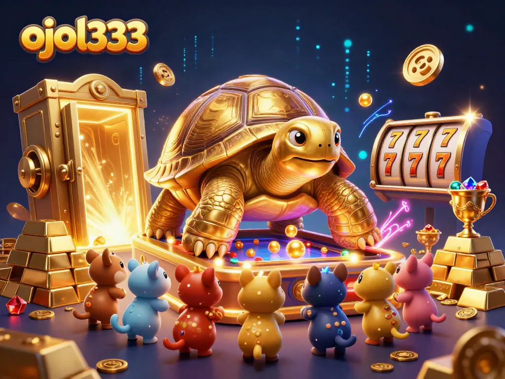 Engage in exciting gameplay with Ojol333's dynamic casino scene showcasing thrilling wins.