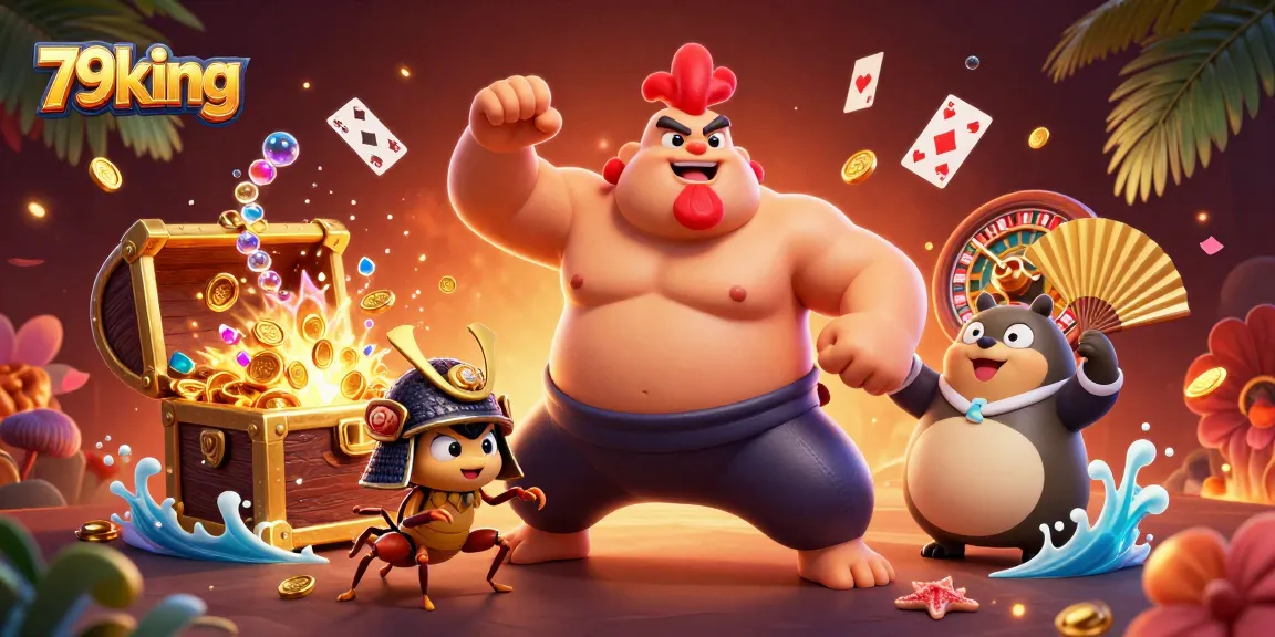 Experience thrilling gameplay at 79king with exciting casino elements and vibrant characters.