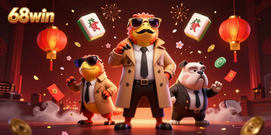 Experience the thrill of 68win with raptors amusingly disguised in a casino setting.