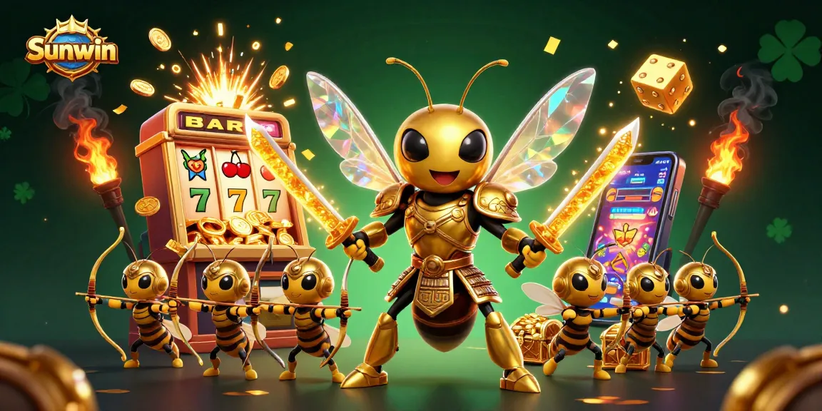 Sunwin attracts players with a vibrant scene of a jackpot explosion and exciting casino action.