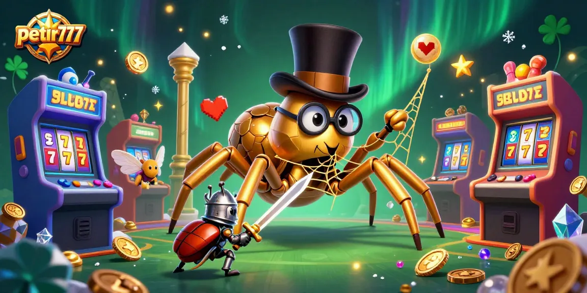 Experience the excitement of petir777 with colorful characters and vibrant casino game elements.