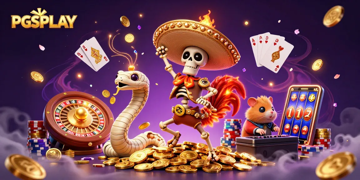 PGSPLAY offers thrilling slot experiences with vibrant characters and exciting gameplay elements.