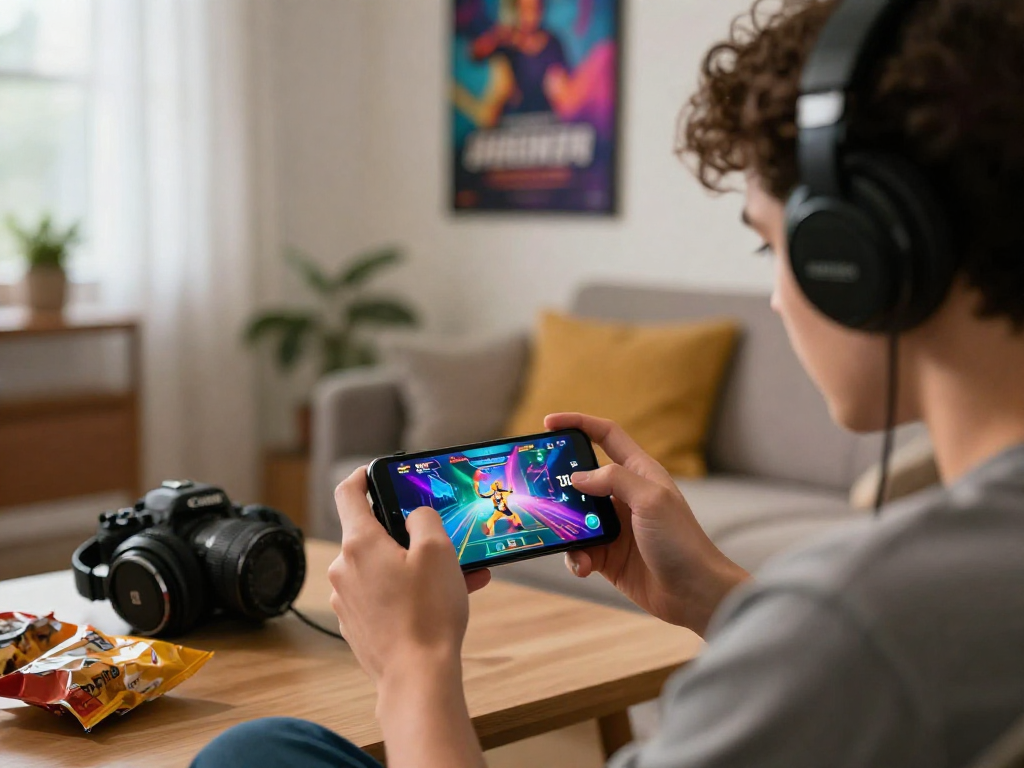 Engaging scene of a player enjoying Alano Dt 5 while gaming at home, inviting you to play now.