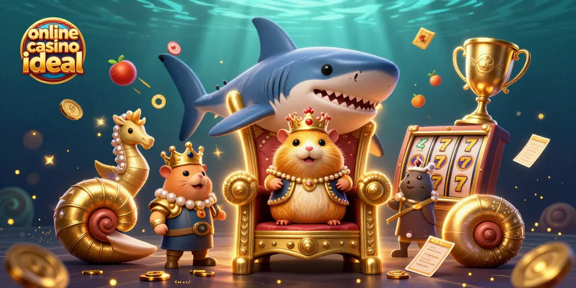 Rasakan keseruan casino online ideal dengan raja hamster emas dan elemen slot yang memukau.