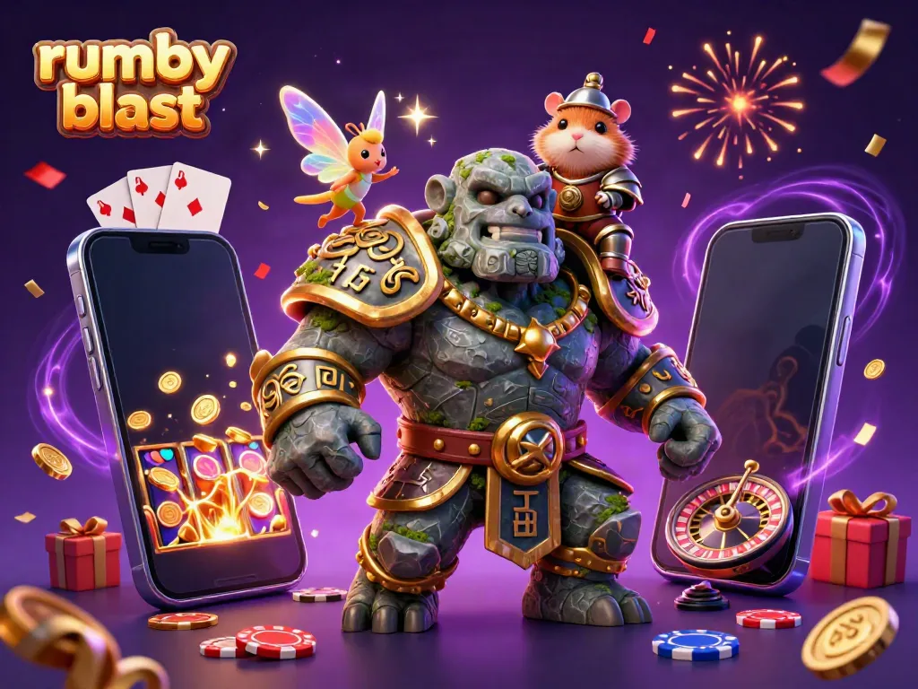 Experience the thrilling gameplay of rummy blast with vibrant characters and dynamic game elements.