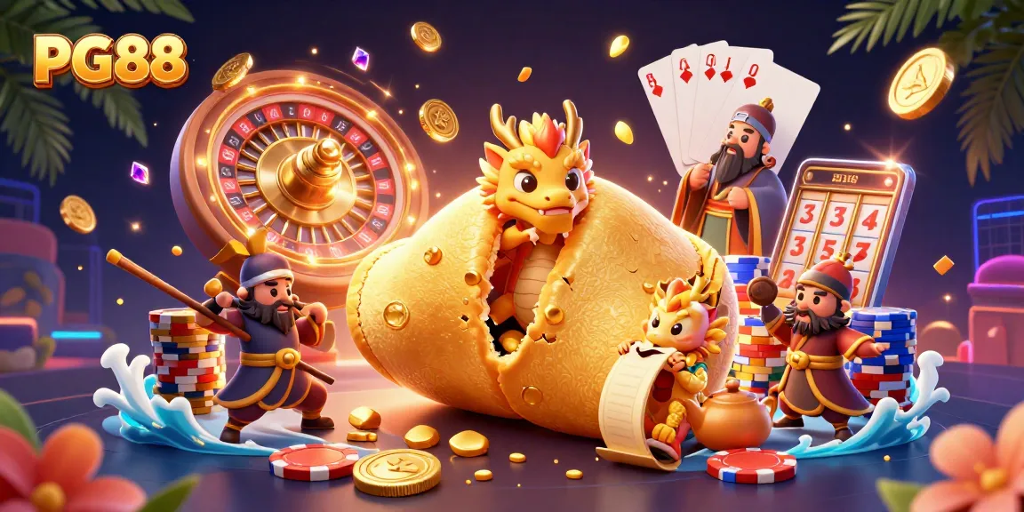 Experience thrilling games at PG88, featuring dynamic characters and rich casino elements.