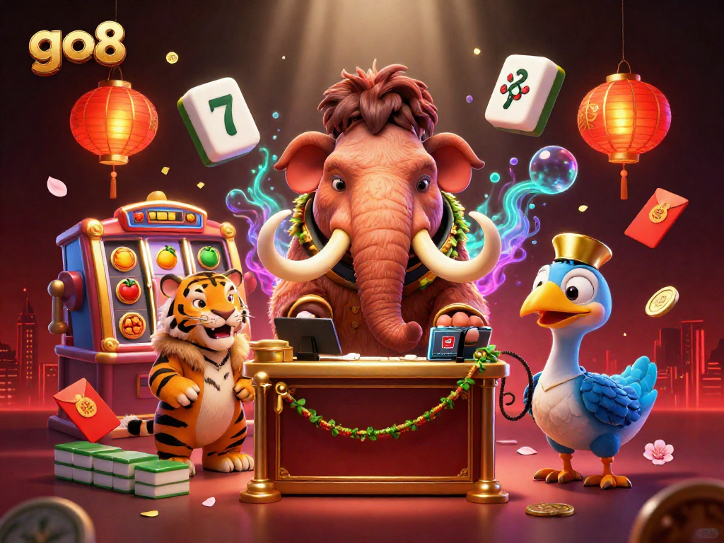 Experience the thrill of go8 with dynamic casino action featuring bouncers, VIP guests, and 3D game elements.