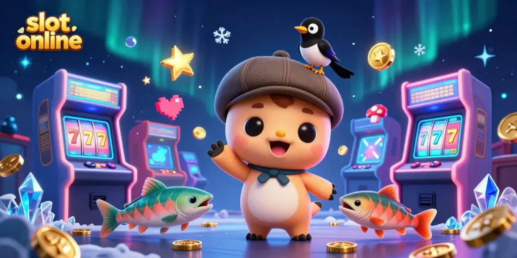 Spin winning combinations with slot online while enjoying a vibrant casino-themed scene.