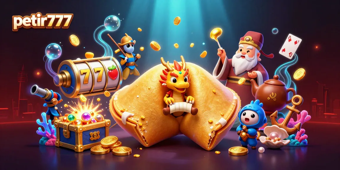 Experience petir777 thrills with a dynamic scene of vibrant casino gameplay featuring a wise dragon and golden treasures.