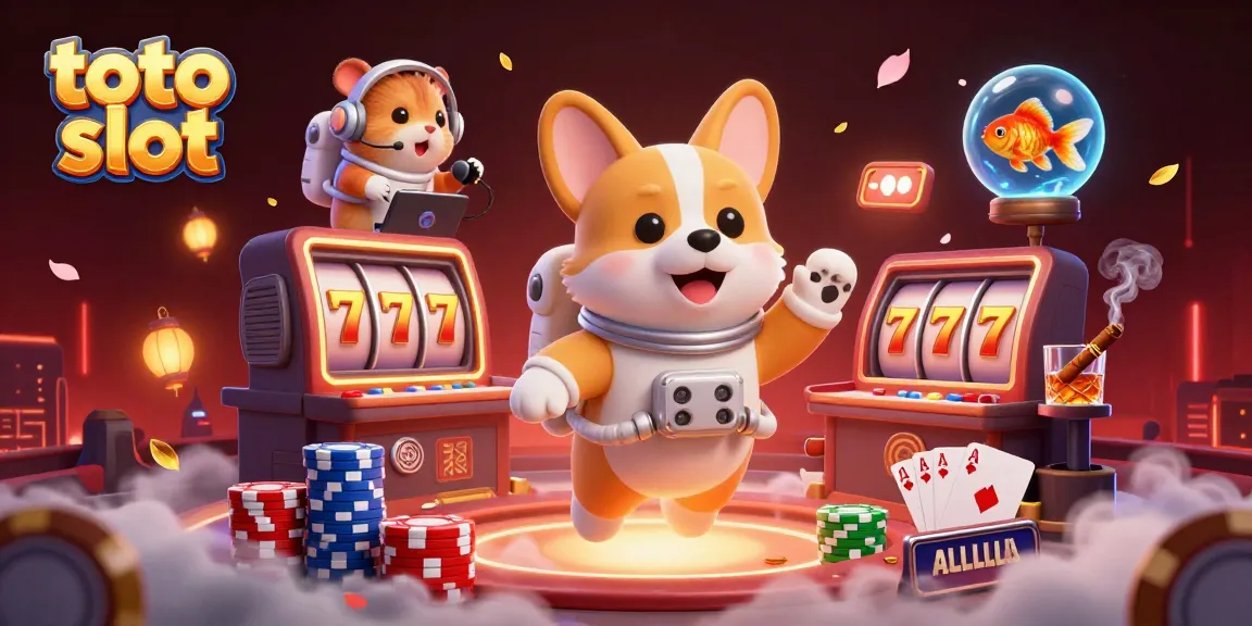Engage with exciting toto slot games in this dynamic casino scene.