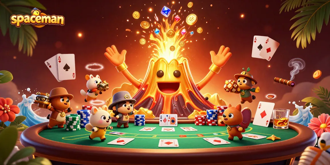 Spin the reels with Spaceman, a vibrant 3D fantasy slot scene filled with treasure!