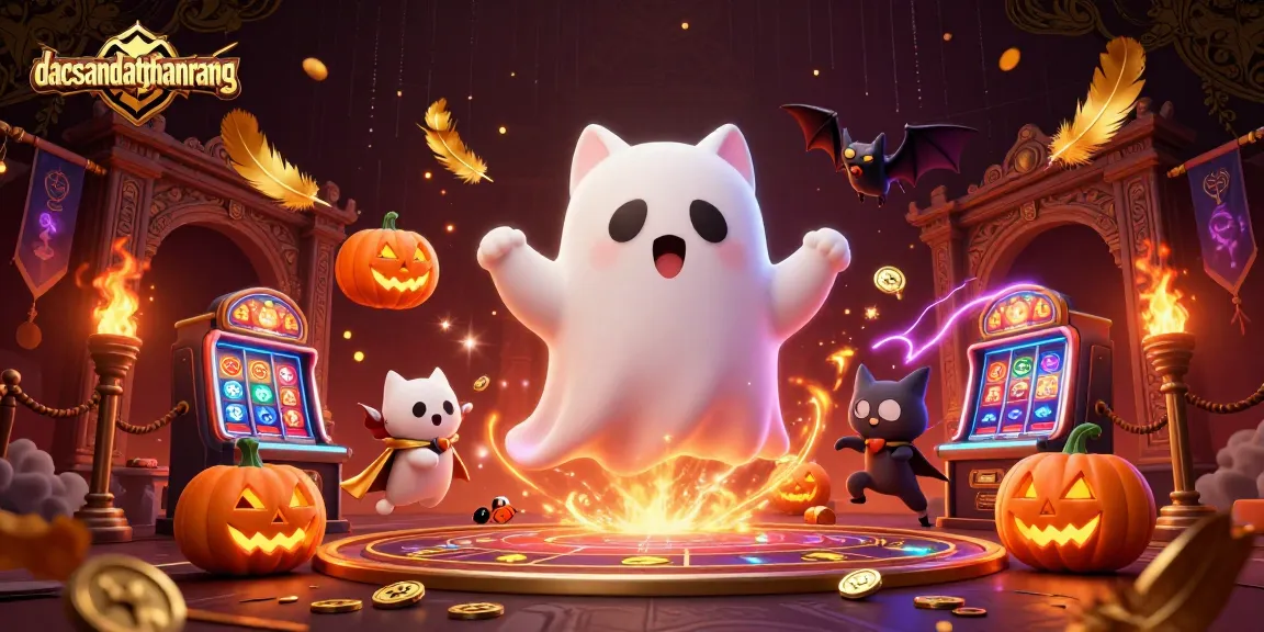 Join the excitement at dacsandatphanrang with our haunted casino adventure filled with thrilling slots and glowing jack-o-lanterns.