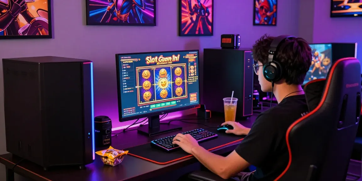 Experience the thrill of Slot Gacor Malam Ini in an engaging gaming setup.