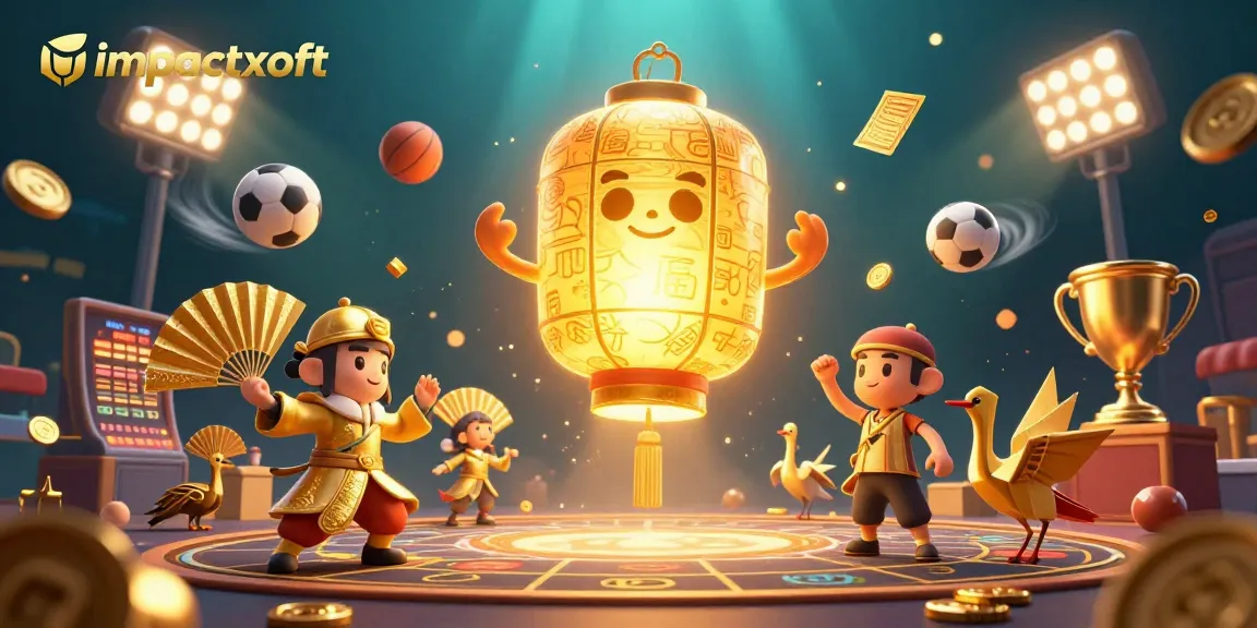 Experience the excitement of gambling with impactxoft in a captivating casino-themed illustration featuring dynamic gaming elements.