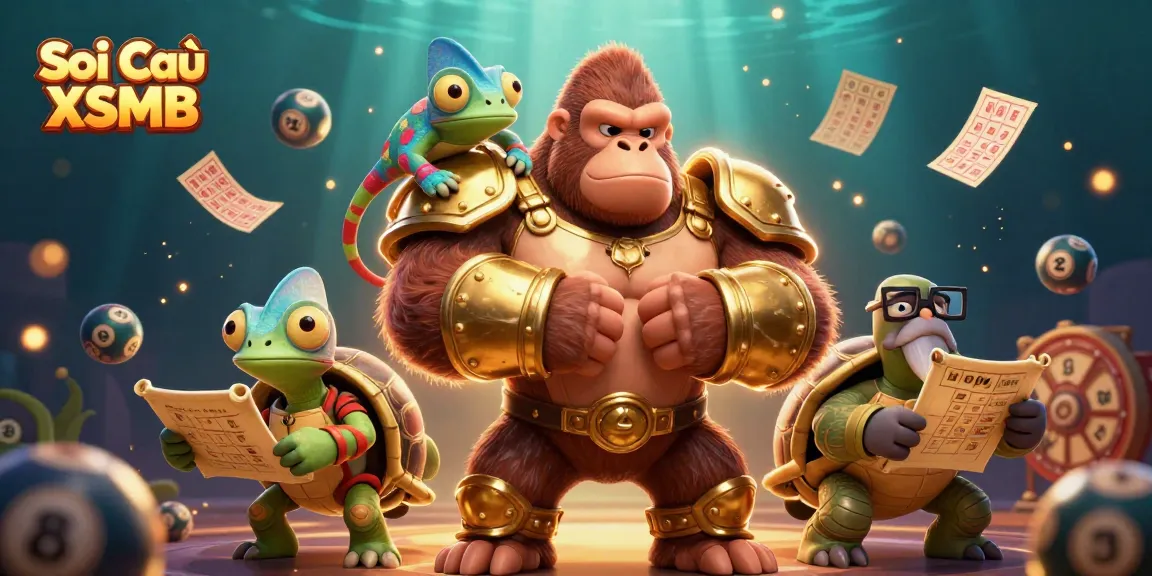 Engage with Soi Cầu XSMB through vibrant lottery elements and vibrant characters illustrating excitement.