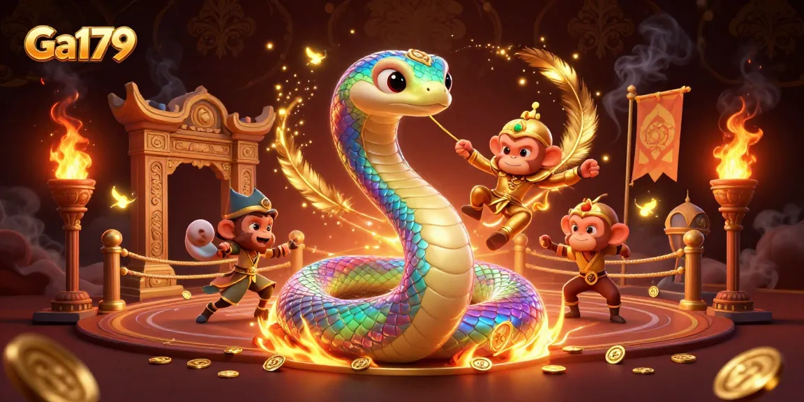 Experience immersive betting action at Ga179 with vibrant casino elements and lively characters.