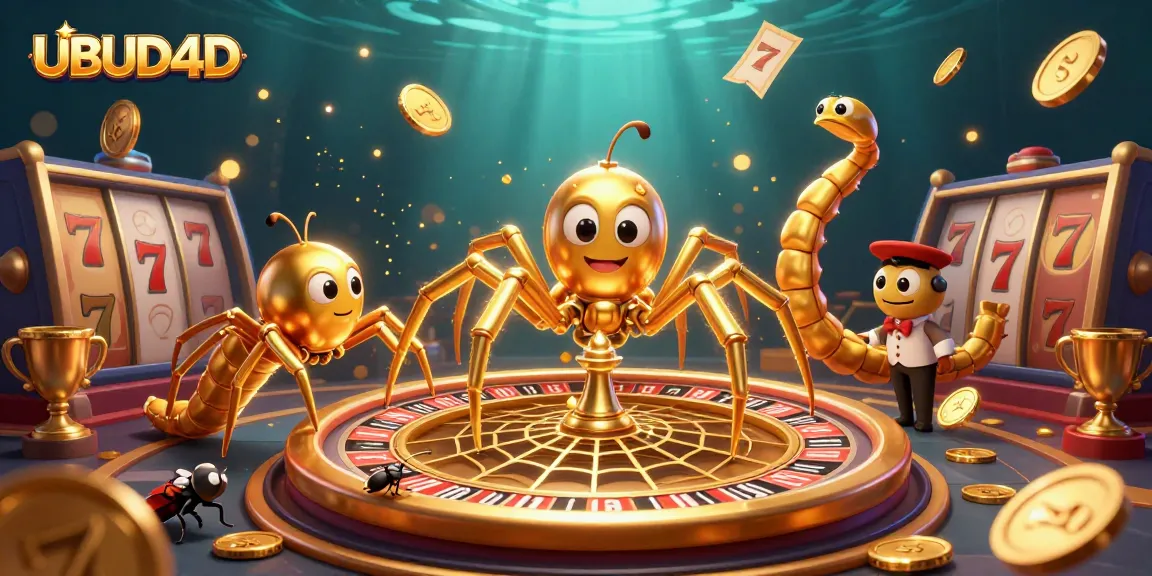 Experience the excitement of winning at UBUD4D with dynamic slot game elements and vibrant casino action.
