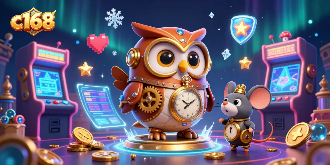 Engage in thrilling gameplay at c168 with vibrant casino elements and 3D characters.