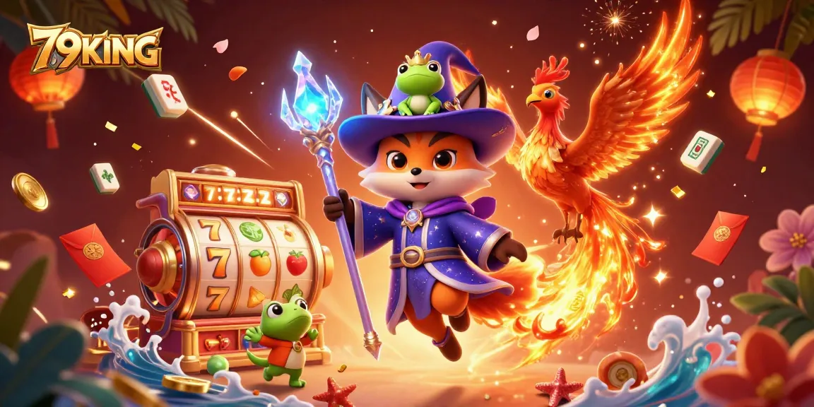 Spin the reels of 79KING and enjoy thrilling wins in this vibrant online casino scene.