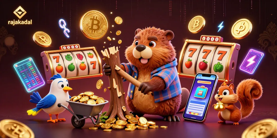 Menangkan permainan slot di rajakadal dengan karakter lucu yang mengumpulkan koin emas dan simbol buah.
