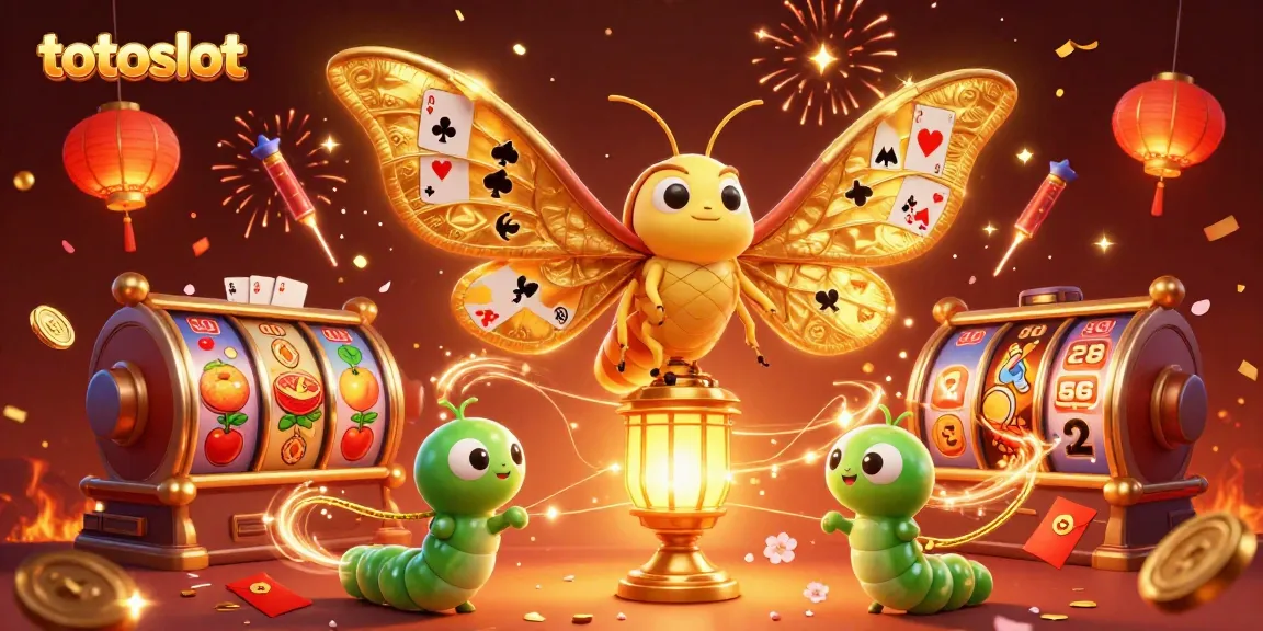 Experience thrilling gameplay with tooslot and vibrant 3D casino elements in this dynamic scene.