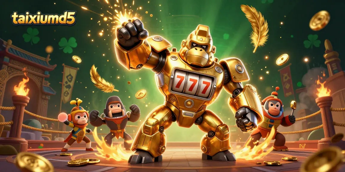 Win big at taixiumd5 with a vibrant, dynamic 3D gaming scene showcasing thrilling casino elements.
