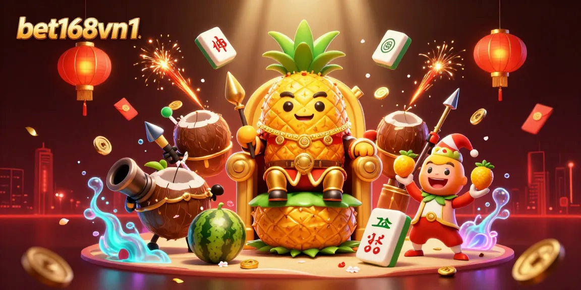 Experience thrilling gaming with bet168vn1 showcasing lively characters in a vibrant beach casino scene.