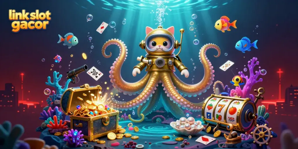 Mainkan link slot gacor dengan karakter kartun 3D yang menarik dalam ilustrasi penuh detail.