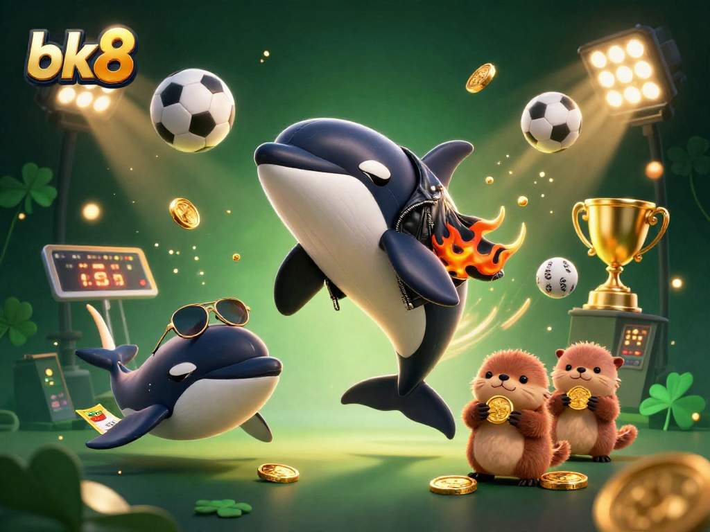 Experience thrilling gameplay with bk8 in this vibrant casino scene filled with action