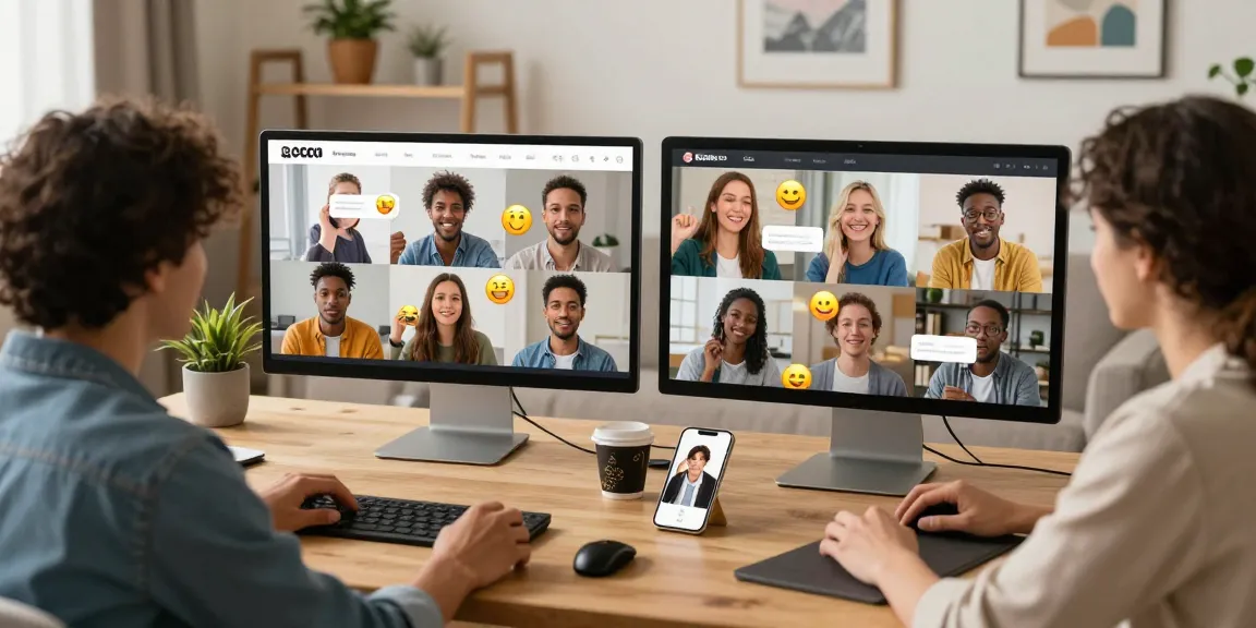 Engaging شات عربي interaction scene showcasing diverse users communicating online.