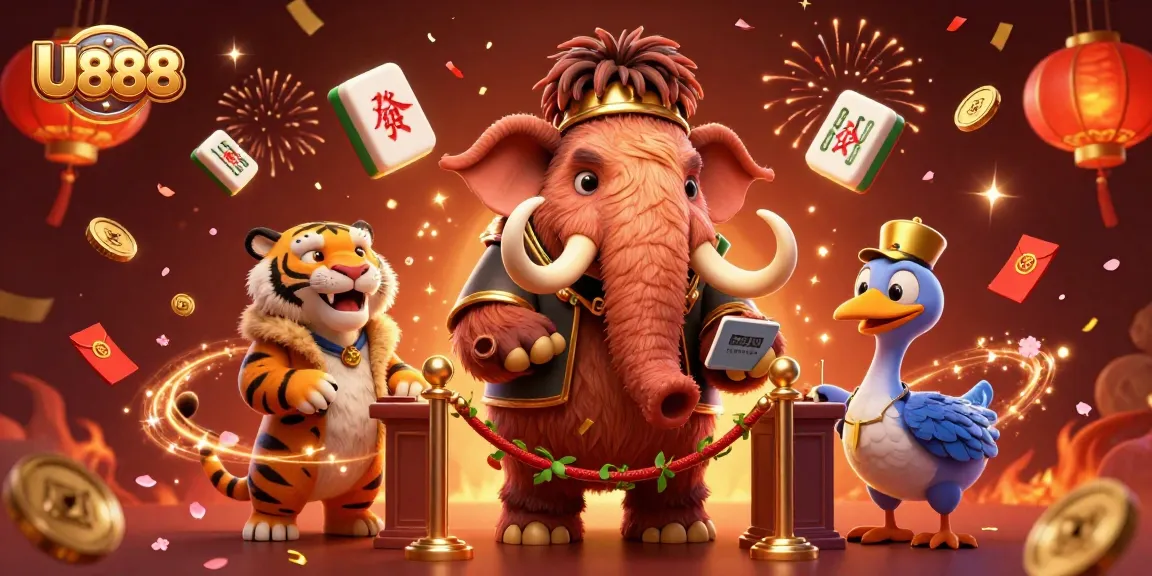 Experience U888 with vibrant casino energy featuring unique characters and game elements.