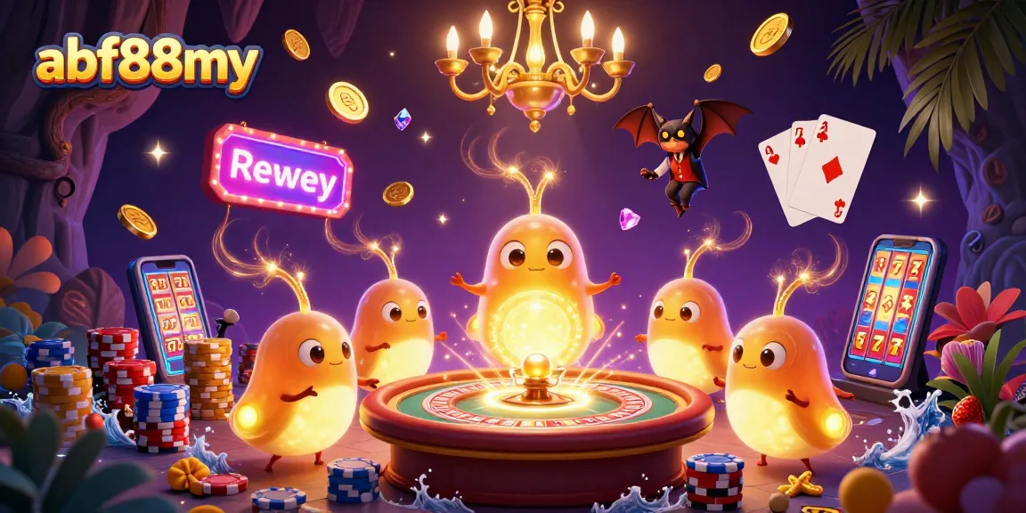 Join the lively glowworms at the afb88my cave casino, showcasing vibrant games and golden riches.