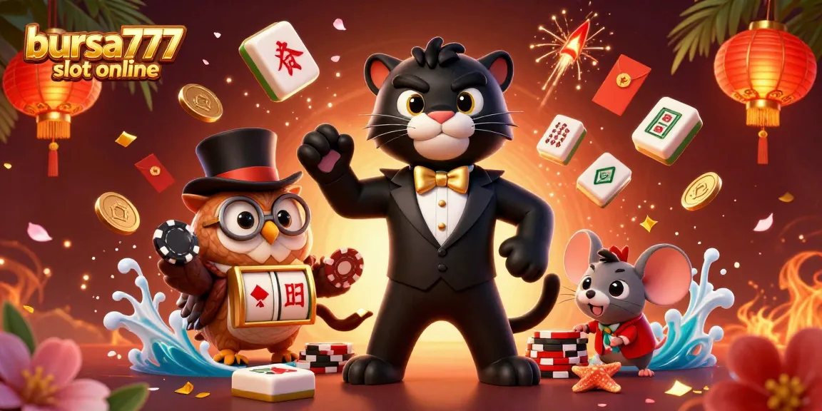 Experience thrilling gameplay at bursa777 slot online with vibrant characters and slot elements.