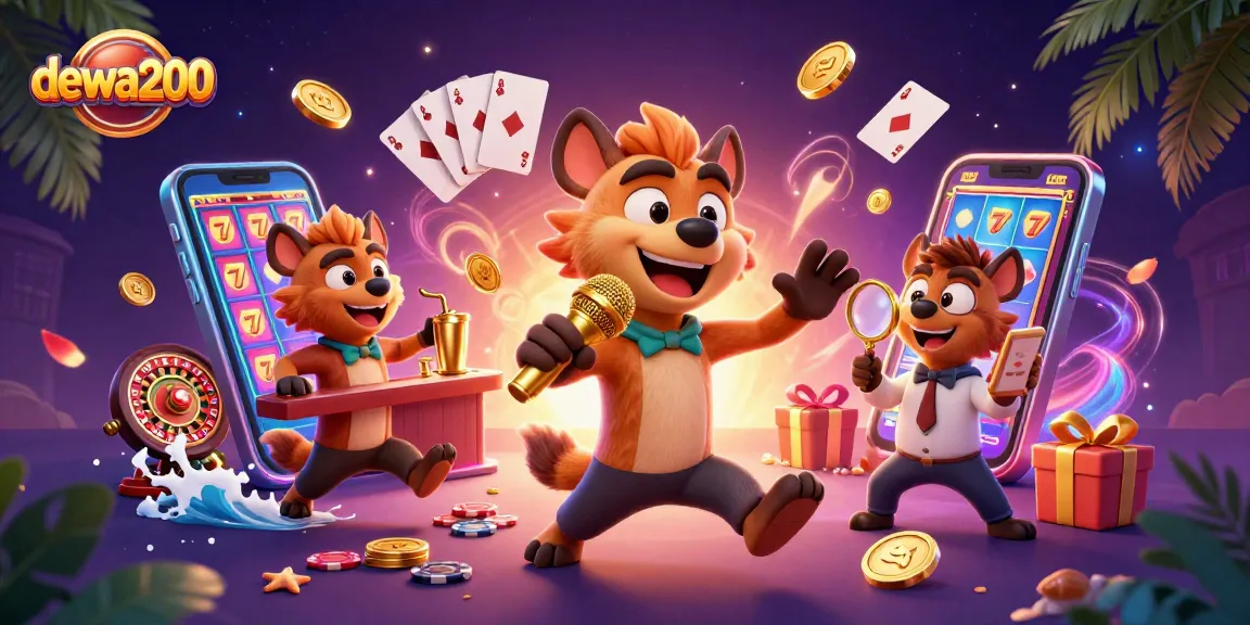 Menangkan keseruan bermain slot dengan dewa200 di kasino kartun yang ceria ini.